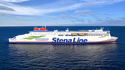 Stena Lines fartyg Ebba p havet